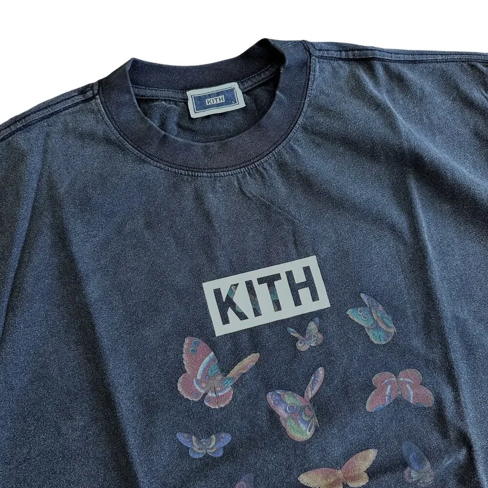 Kith Butterfly Vintage Tee Black L